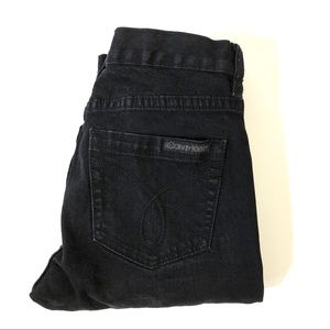 Calvin Klein Black Low Rise Stretch Skinny Jeans